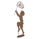 Clayre & Eef Statuetta decorativa Bambino 33x13x88 cm Marrone Metallo