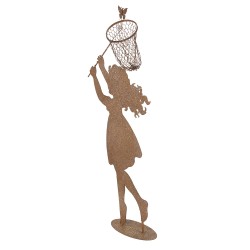 Clayre & Eef Figurine décorative Enfant 39x13x87 cm Marron Métal