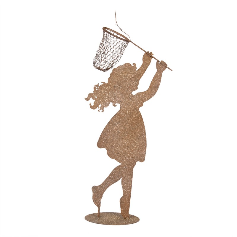 Clayre & Eef Figurine décorative Enfant 39x13x87 cm Marron Métal