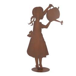 Clayre & Eef Figurine décorative Enfant 36x12x62 cm Marron Métal