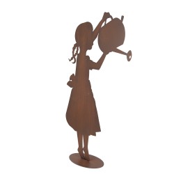 Clayre & Eef Figurine décorative Enfant 36x12x62 cm Marron Métal