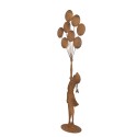 Clayre & Eef Statuetta decorativa Bambino 27x12x80 cm Marrone Metallo
