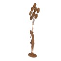 Clayre & Eef Statuetta decorativa Bambino 27x12x80 cm Marrone Metallo