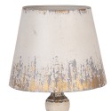 Clayre & Eef Tafellamp Ø 32x47 cm Beige Metaal