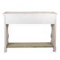 Clayre & Eef Beistelltisch 129x36x99 cm Weiß Grün Holz