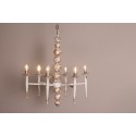 Clayre & Eef Lampe à suspension 69x61x79 cm Beige Couleur or Fer