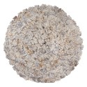 Clayre & Eef Lampada da parete Ø 62x12 cm Grigio Metallo