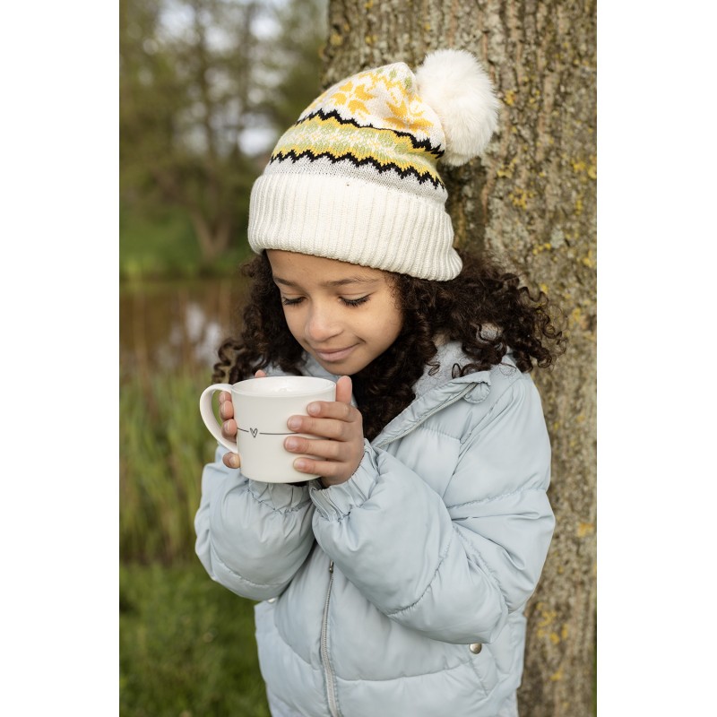 Clayre & Eef Mok 275 ml Wit Keramiek Hart