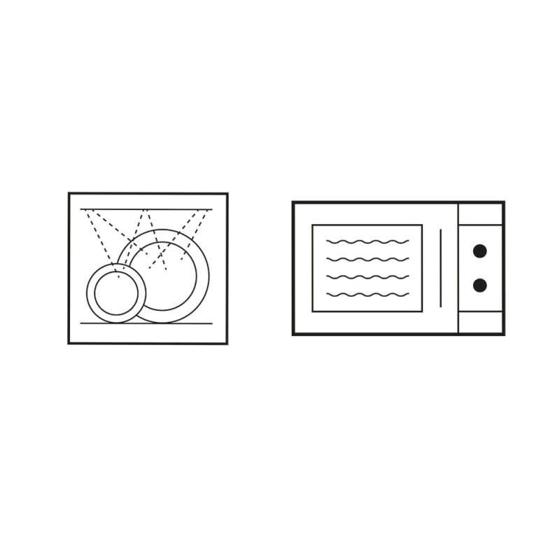 Clayre & Eef Tazza 275 ml Bianco Ceramica Cuoricini