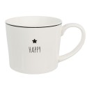 Clayre & Eef Mug 275 ml White Ceramic Star
