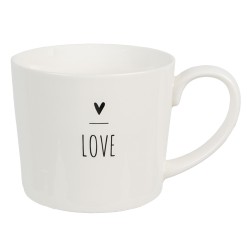 Clayre & Eef Tazza 275 ml Bianco Ceramica Coure