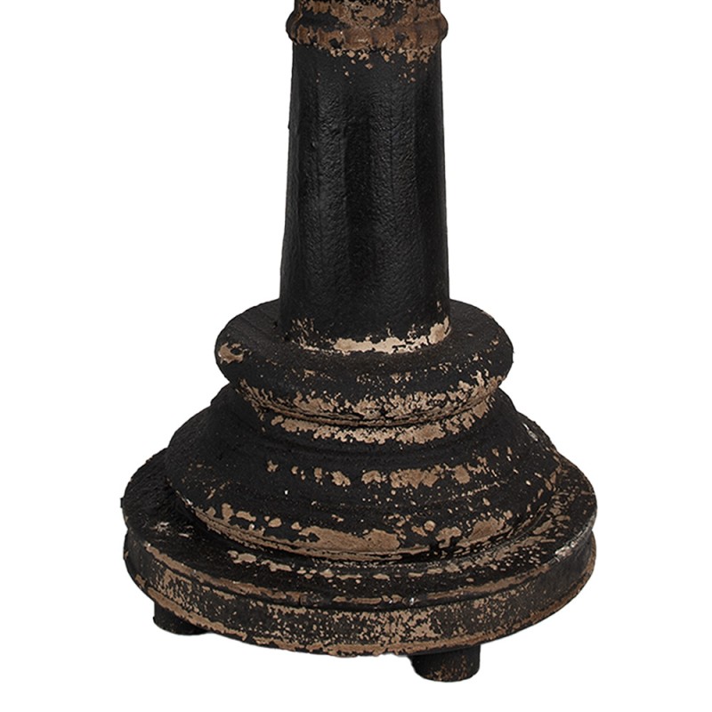 Clayre & Eef Tafellamp Ø 35x64 cm Zwart Hout Metaal