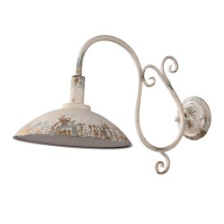 Clayre & Eef Wandlamp 49x23x27 cm Beige Metaal