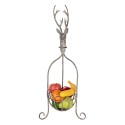 Clayre & Eef Cesto decorativo 28x28x68 cm Grigio Metallo Cervo