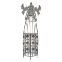 Clayre & Eef Portabottiglie di vino Angelo 79x62x207 cm Grigio Metallo