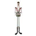 Clayre & Eef Kerstdecoratie Beeld Notenkraker 38x47x178 cm Metaal