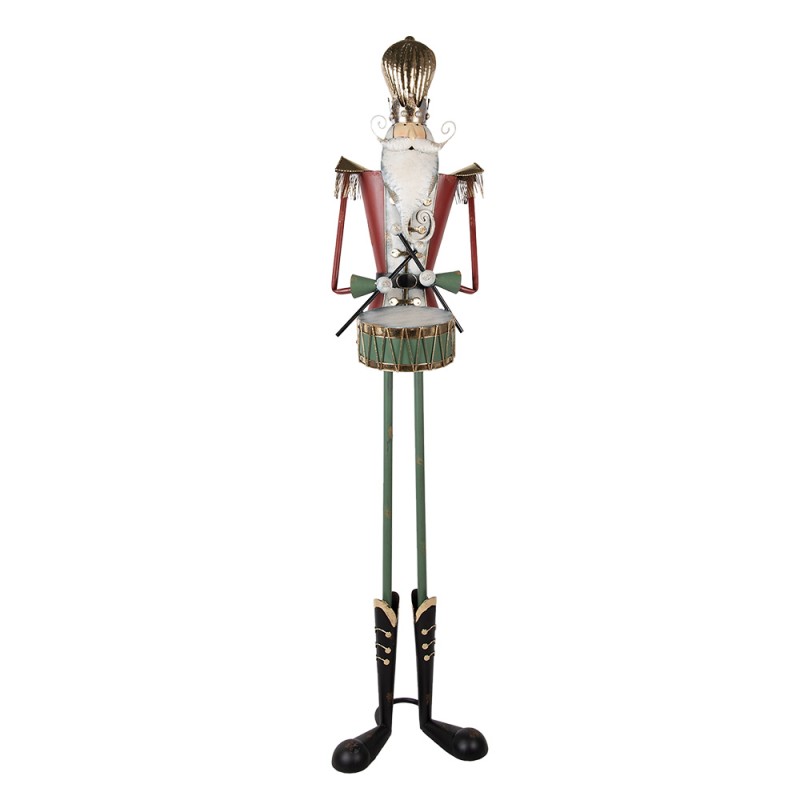 Clayre & Eef Kerstdecoratie Beeld Notenkraker 38x47x178 cm Metaal