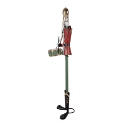 Clayre & Eef Kerstdecoratie Beeld Notenkraker 38x47x178 cm Metaal