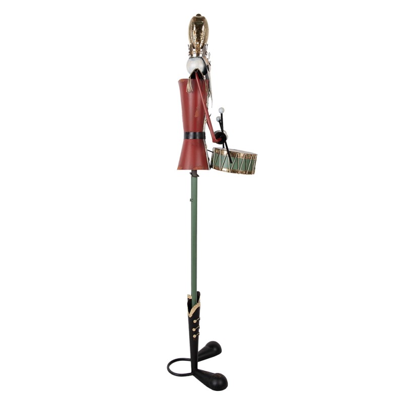 Clayre & Eef Kerstdecoratie Beeld Notenkraker 38x47x178 cm Metaal