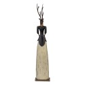 Clayre & Eef Decorative Figurine Deer 17x10x86 cm Brown Metal