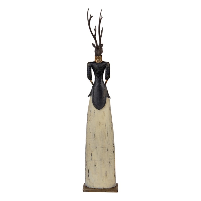 Clayre & Eef Decorative Figurine Deer 17x10x86 cm Brown Metal