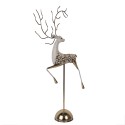Clayre & Eef Decorative Figurine Deer 36x12x72 cm Gold colored Metal