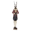Clayre & Eef Decorative Figurine Deer 19x15x83 cm Brown Metal