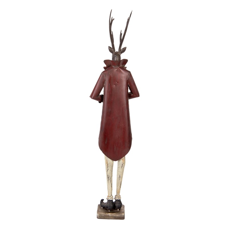 Clayre & Eef Decorative Figurine Deer 19x15x83 cm Brown Metal