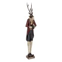 Clayre & Eef Decorative Figurine Deer 19x15x83 cm Brown Metal
