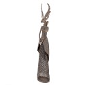 Clayre & Eef Decorative Figurine Deer 20x11x81 cm Brown Metal