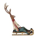 Clayre & Eef Decoratie Beeld Hert 30x12x32 cm Bruin Metaal