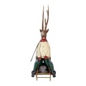Clayre & Eef Decoratie Beeld Hert 30x12x32 cm Bruin Metaal