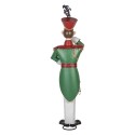 Clayre & Eef Decoratie Beeld Notenkraker 65x71x218 cm Wit Groen Metaal