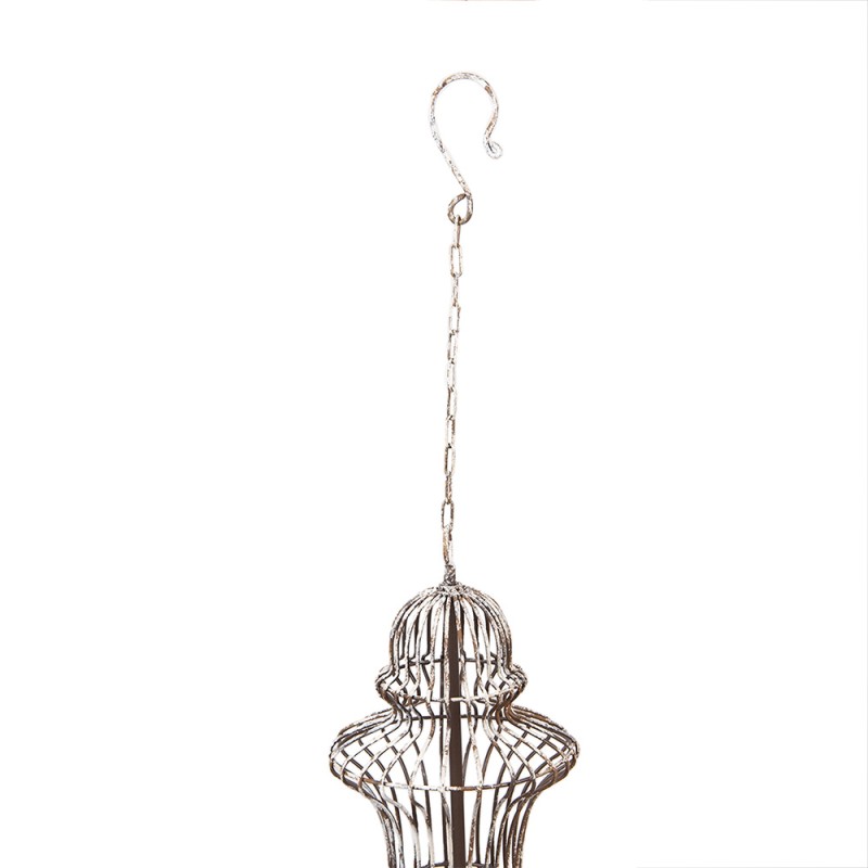 Clayre & Eef Candelabro Ø 69x93/137 cm Beige Metallo