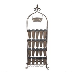 Clayre & Eef Pflanzenhalter 76x32x196 cm Braun Metall