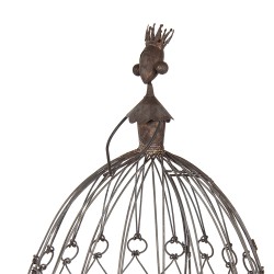 Clayre & Eef Pflanzenhalter Ø 44x54 cm Braun Metall