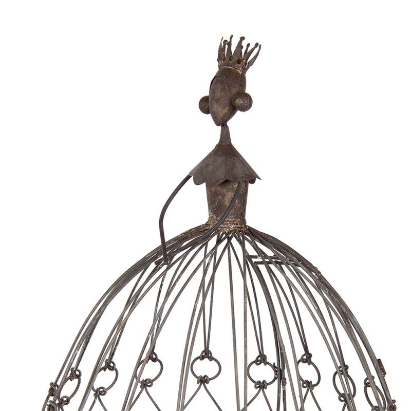 Clayre & Eef Pflanzenhalter Ø 44x54 cm Braun Metall