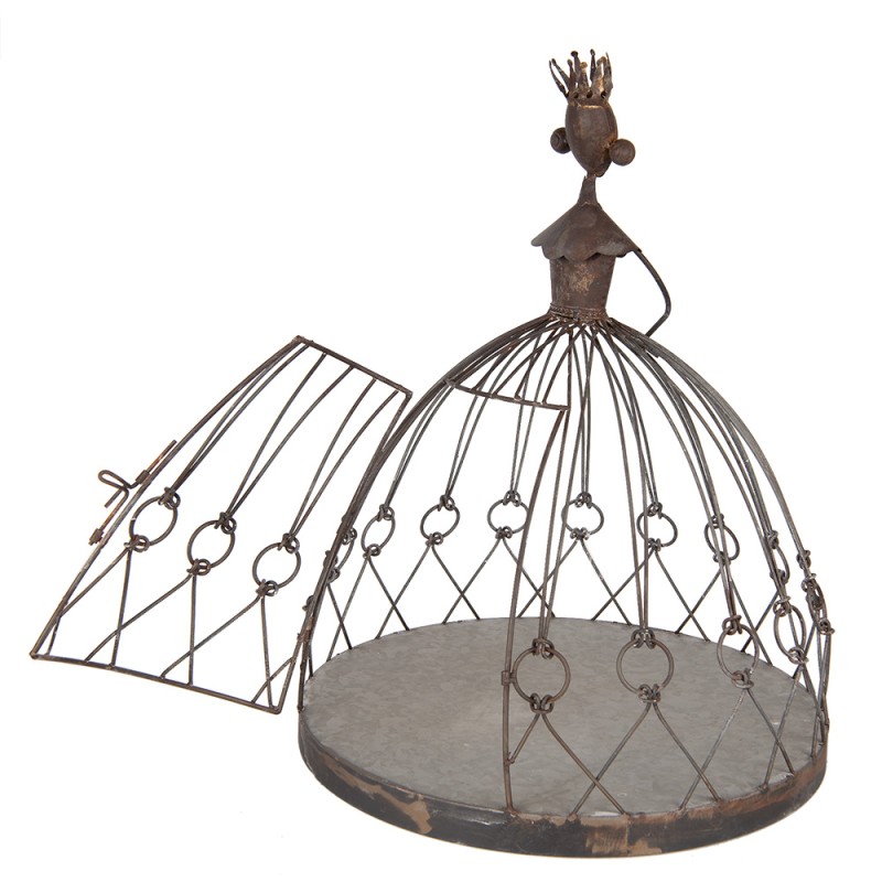 Clayre & Eef Pflanzenhalter Ø 44x54 cm Braun Metall