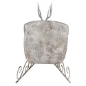 Clayre & Eef Statuetta decorativa Slitta 44x34x47 cm Grigio Metallo Cervo