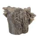 Clayre & Eef Planter 20x18x18 cm Brown Stone