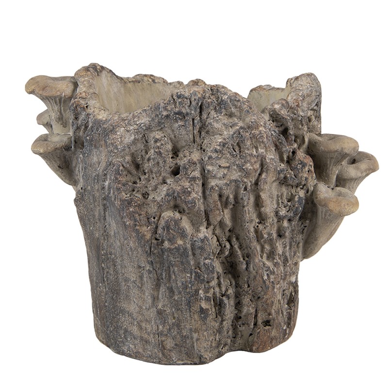 Clayre & Eef Planter 20x18x18 cm Brown Stone