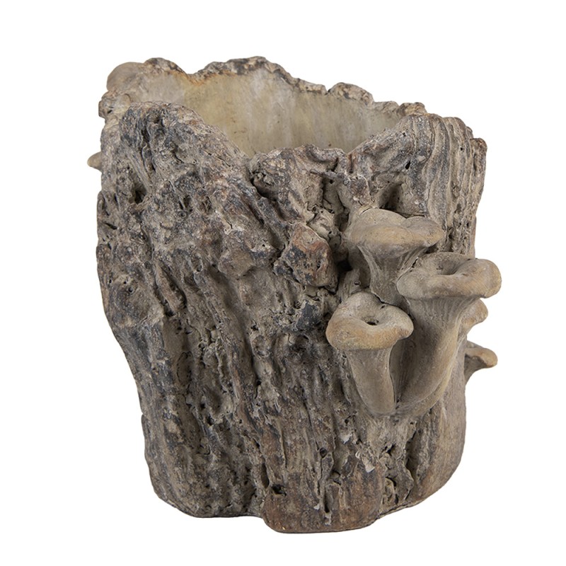 Clayre & Eef Planter 20x18x18 cm Brown Stone