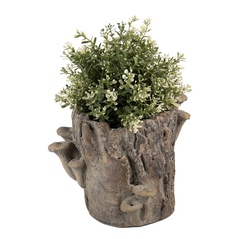 Clayre & Eef Planter 20x18x18 cm Brown Stone
