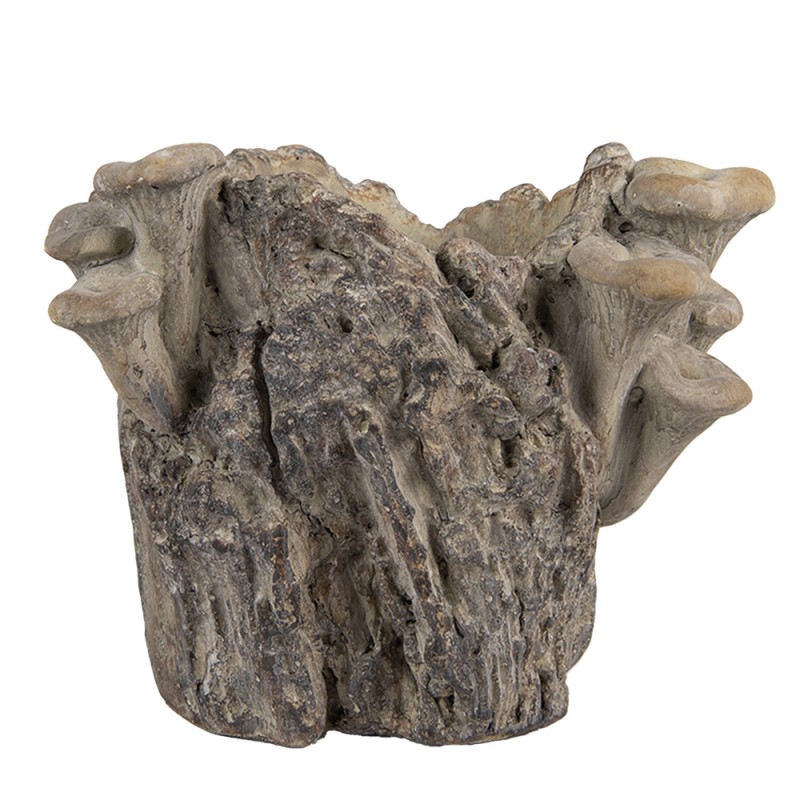 Clayre & Eef Planter 19x17x16 cm Brown Stone