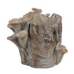 Clayre & Eef Planter 19x17x16 cm Brown Stone