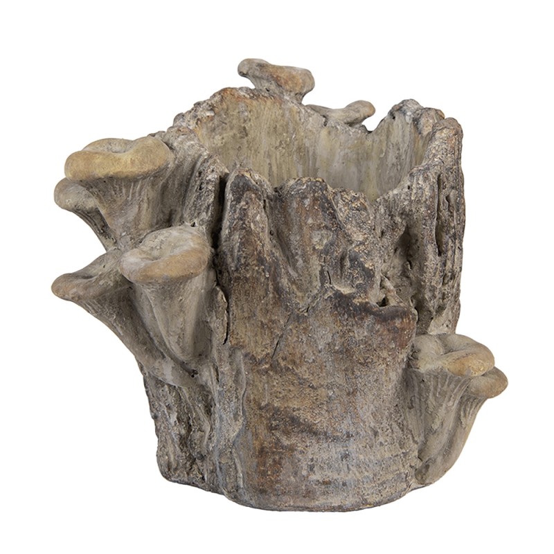 Clayre & Eef Planter 19x17x16 cm Brown Stone