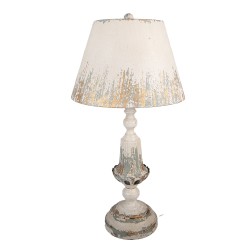 Clayre & Eef Tafellamp Ø 36x70 cm Beige Metaal