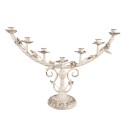 Clayre & Eef Candle holder 56x16x37 cm Beige Metal