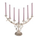 Clayre & Eef Candle holder 56x16x37 cm Beige Metal