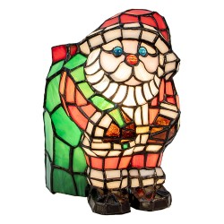 Lumilamp Table Lamp Santa Claus 17x11x22 cm Multicoloured Glass